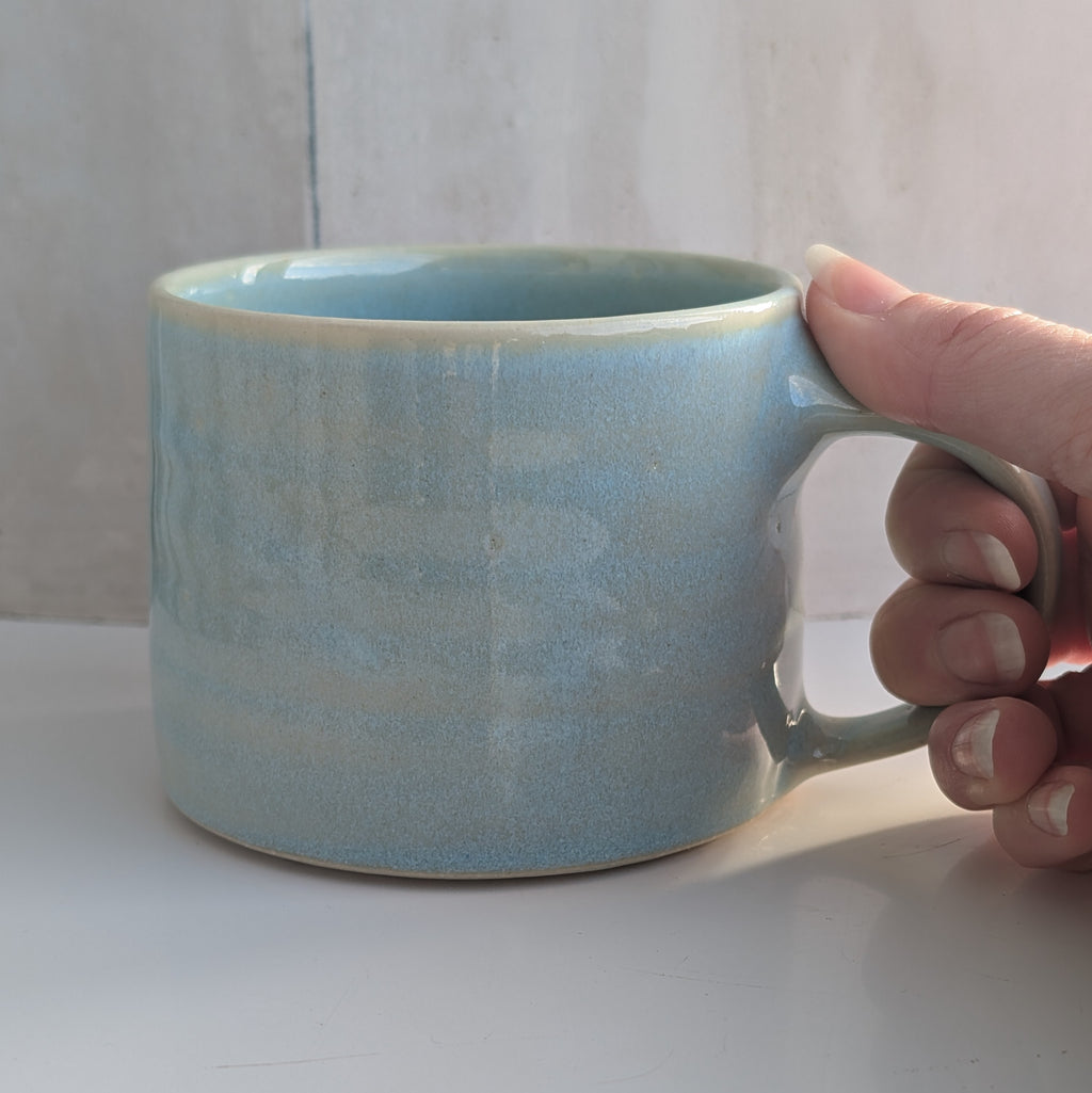 Medium Stoneware Mug - blue