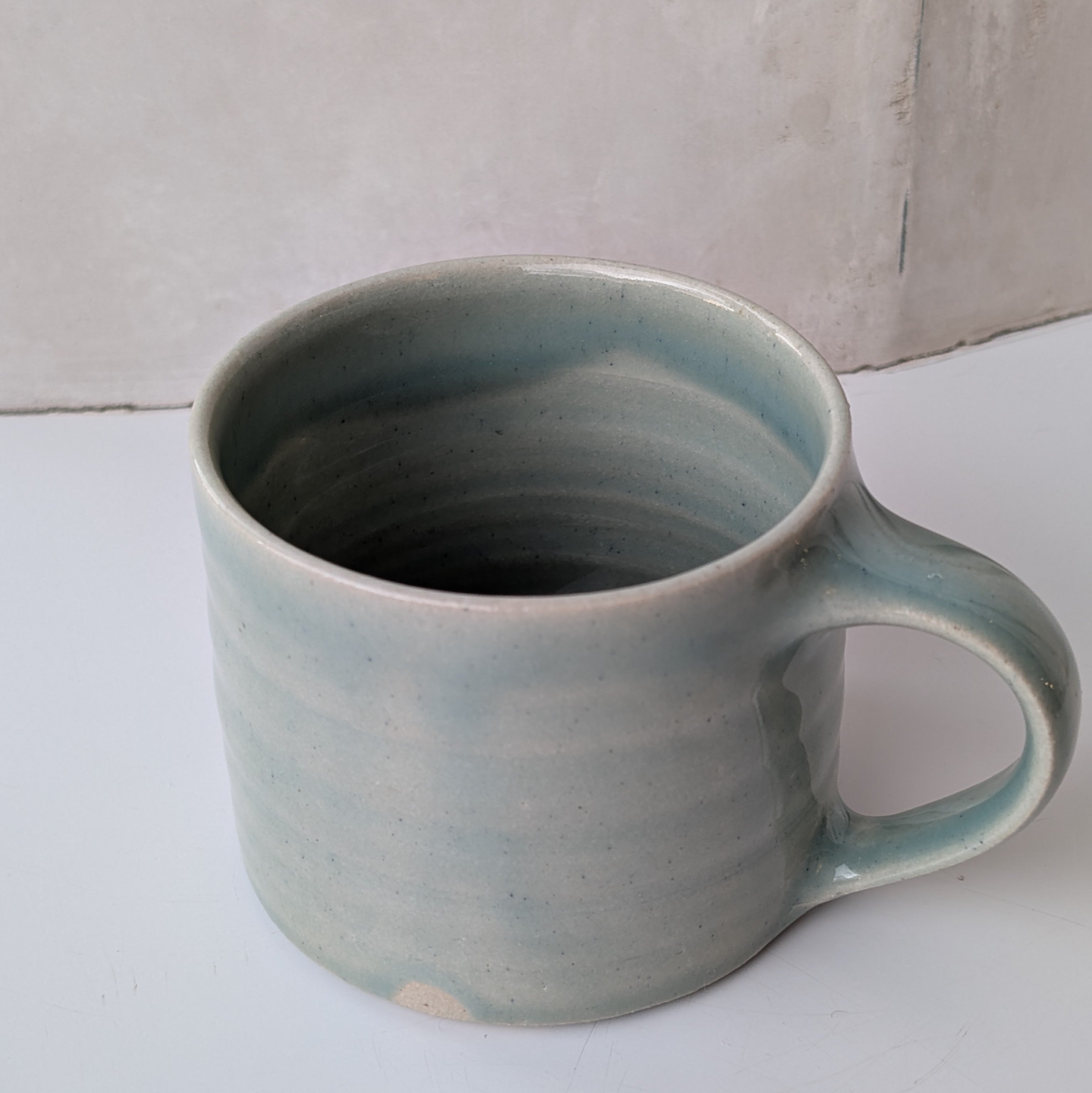Medium Stoneware Mug - grey blue