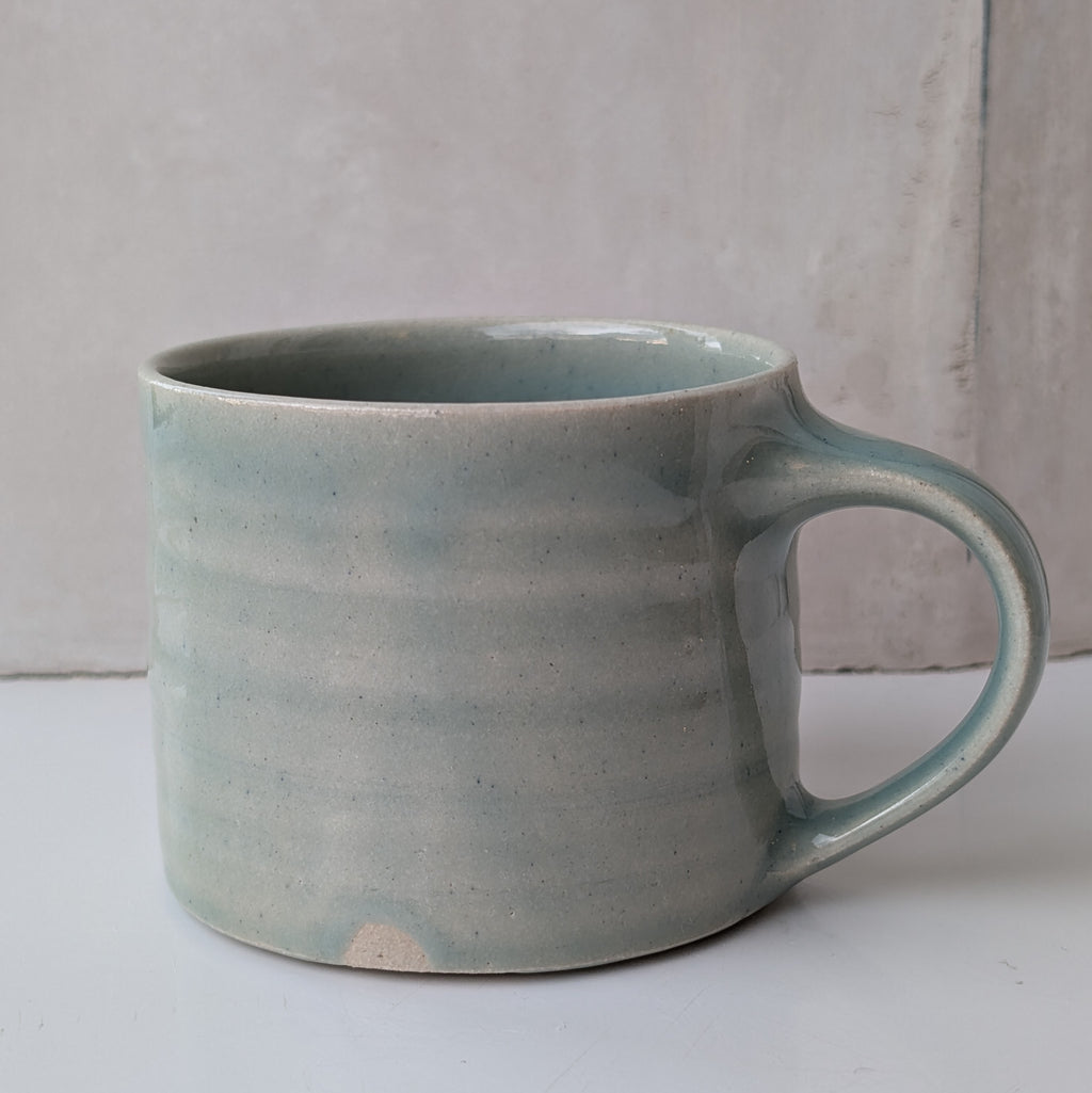 Medium Stoneware Mug - grey blue