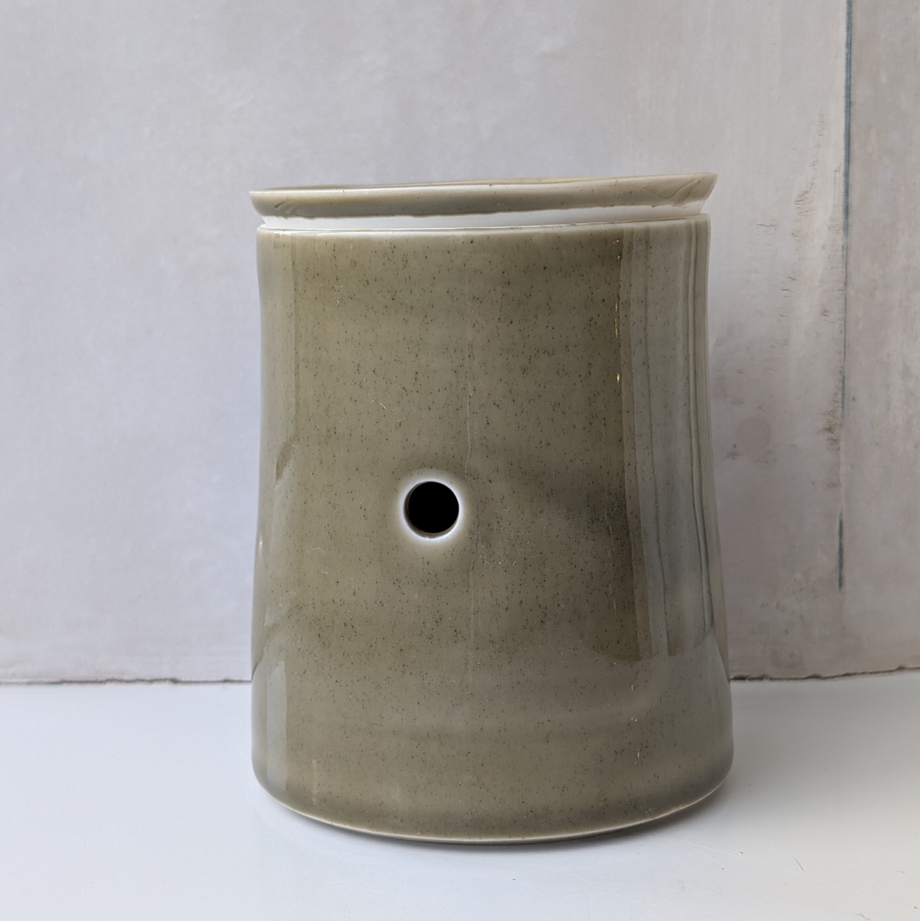 Christmas wax melter - dark sage